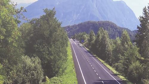 Una strada gestita da Friuli Venezia Giulia Strade Spa - Udine 05/01/2018